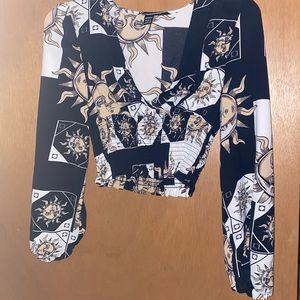 Cropped sun/moon top